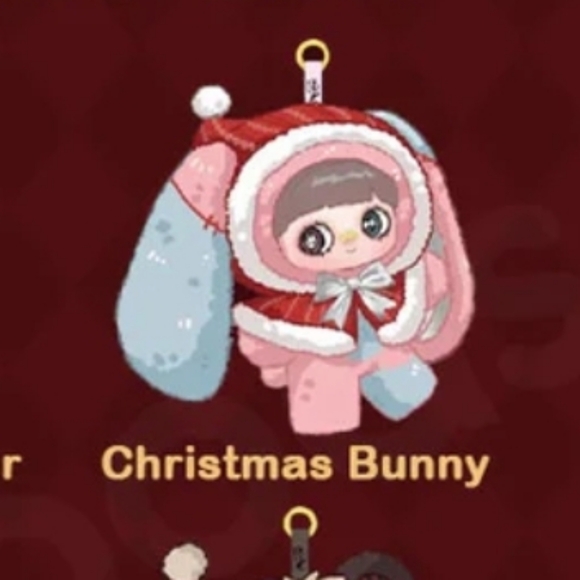 Maymei Winter Weirdness Series Plush NIB - Christmas Bunny - Picture 4 of 6